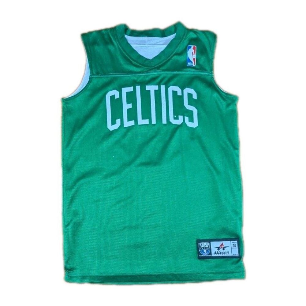 Boston Celtics Alleson Athletic #4 Team NBA Reversible Jersey Youth M Medium